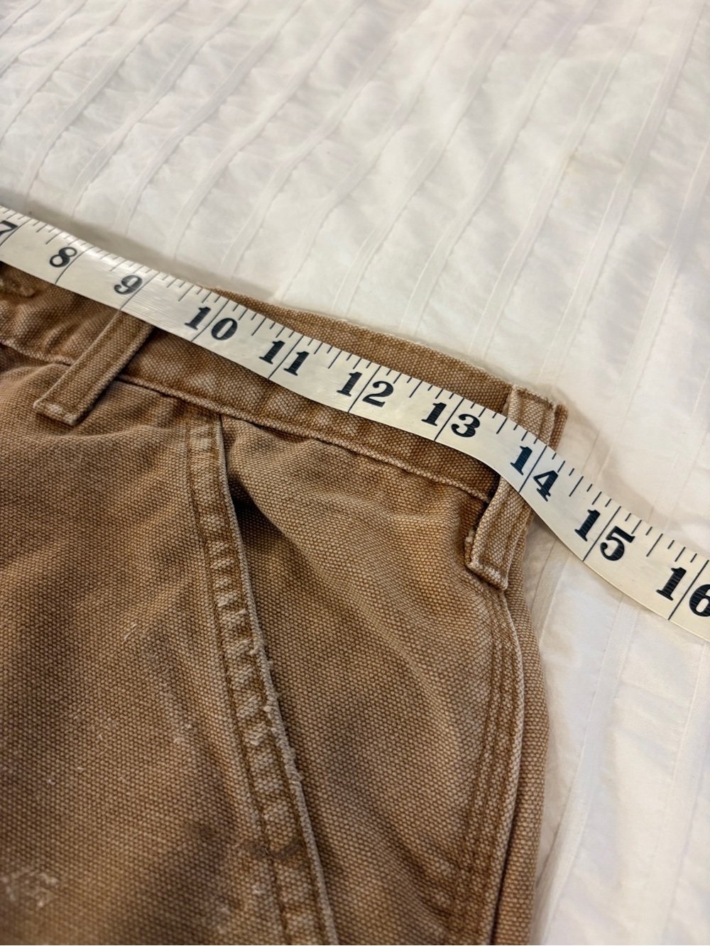 Carhartt Men's Tan Cargo Work Pants - Picture 5 of 10